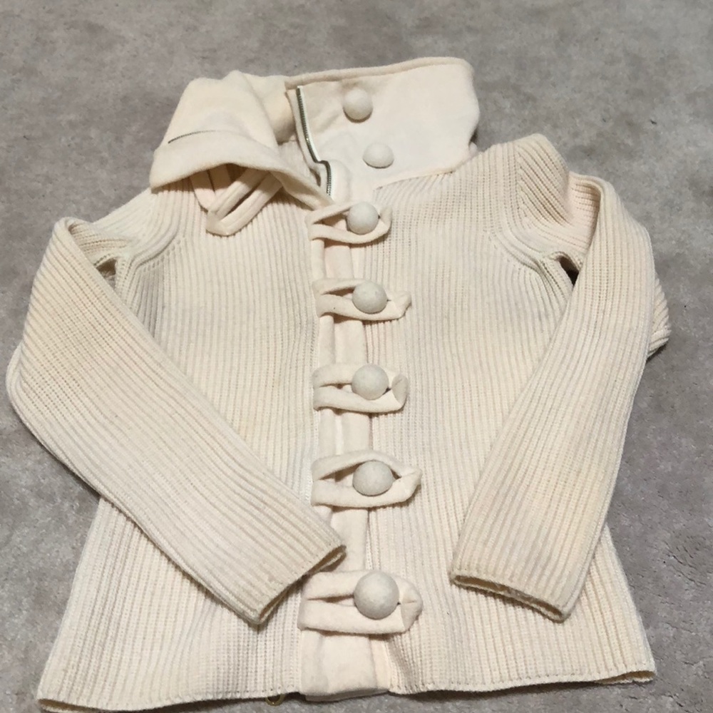 Merino wool jacket sweater! Gorgeous!